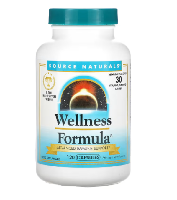 Source Naturals, Wellness Formula, Advanced Immune Support , 120 Capsules