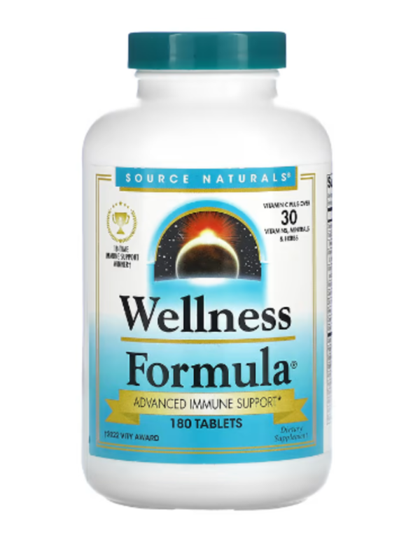 Source Naturals, Wellness Formula, Advanced Immune Support, 180 Tablets