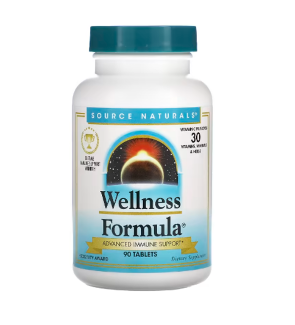 Source Naturals, Wellness Formula, Advanced Immune Support , 90 Tablets