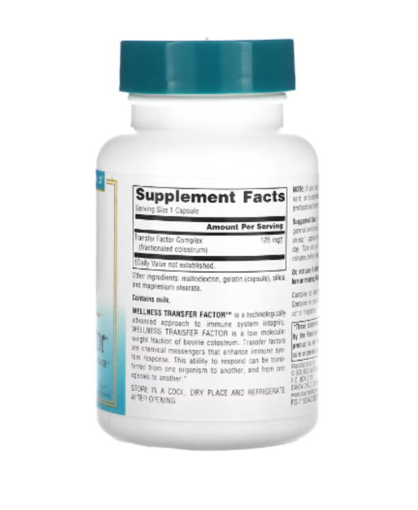 Source Naturals, Wellness, Transfer Factor, 125 mg, 60 Capsules