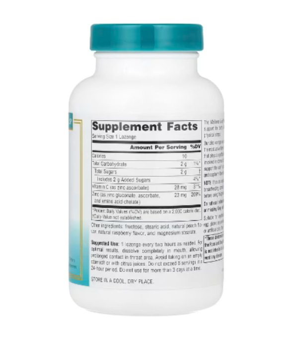 Source Naturals, Wellness Zinc Lozenges™, Peach-Raspberry, 23 mg, 60 Lozenges