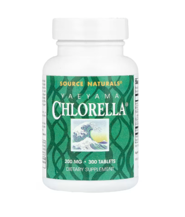 Source Naturals, Yaeyama Chlorella®, 200 mg, 300 Tablets (20 mg per Tablet)