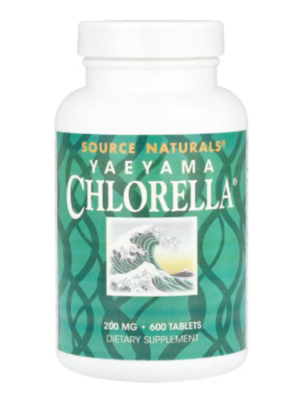 Source Naturals, Yaeyama Chlorella, 200 mg, 600 Tablets