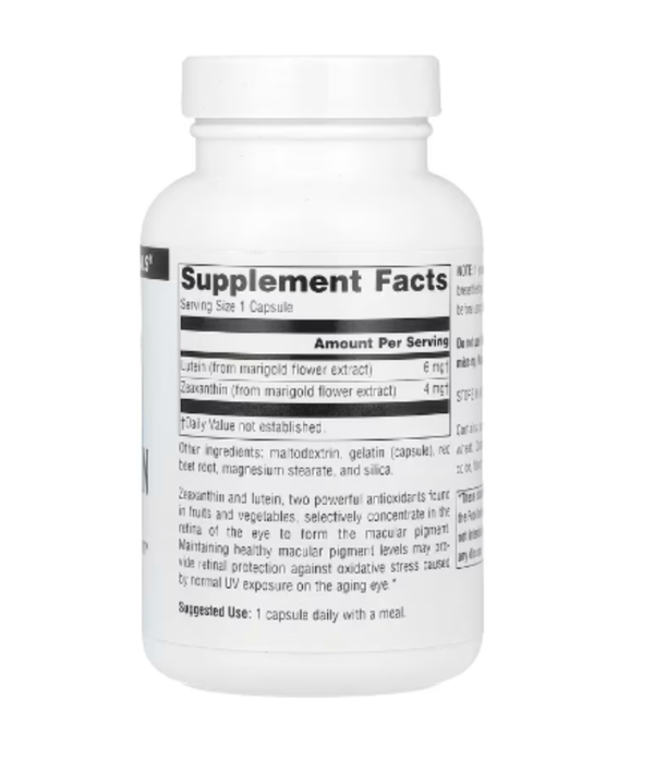 Source Naturals, Zeaxanthin with Lutein, 10 mg, 120 Capsules