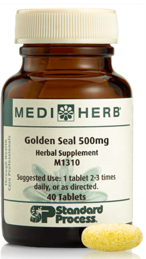 Standard Process Medi-herb Golden Seal 500 mg 40 Tablets