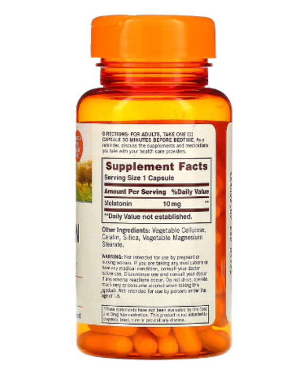 Sundown Naturals, Melatonin, 10 mg, 90 Capsules
