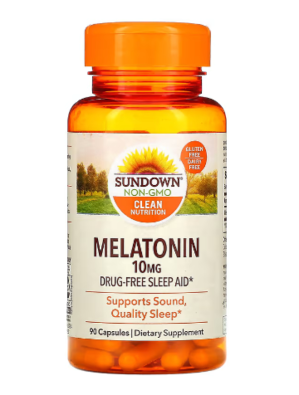 Sundown Naturals, Melatonin, 10 mg, 90 Capsules