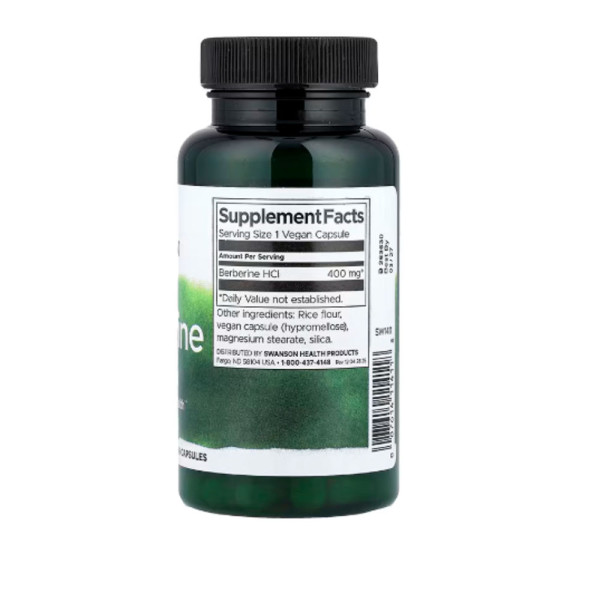 Swanson, Berberine, 400 mg, 60 Vegan Capsules