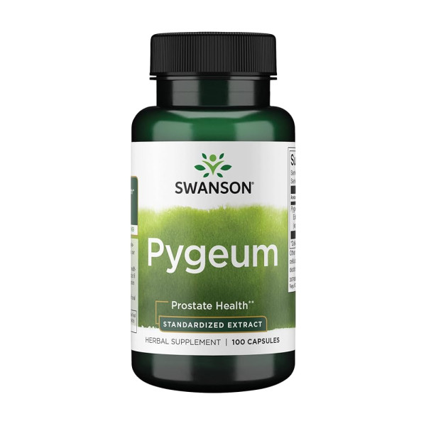 Swanson, Pygeum, 250 mg, 100 Capsules (125 mg Per Capsule)
