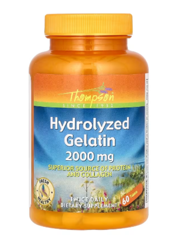 Thompson, Hydrolyzed Gelatin, 2000 mg, 60 Tablets