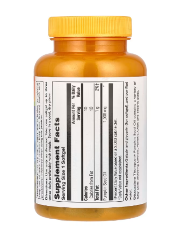 Thompson, Pumpkin Seed Oil, 1000 mg, 60 Softgels
