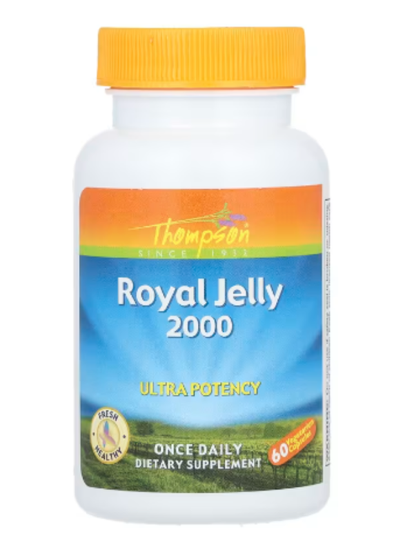 Thompson, Royal Jelly, Ultra Potency, 2,000 mg, 60 Vegetarian Capsules