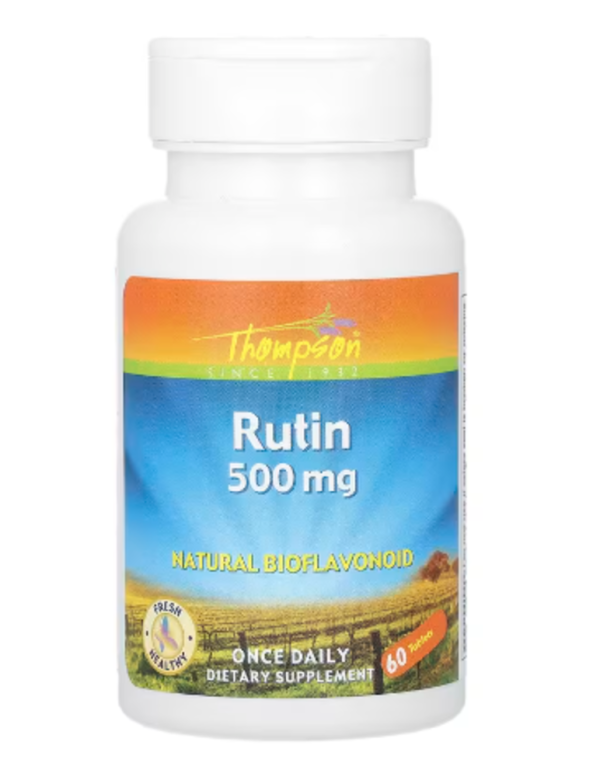 Thompson, Rutin, 500 mg, 60 Tablets
