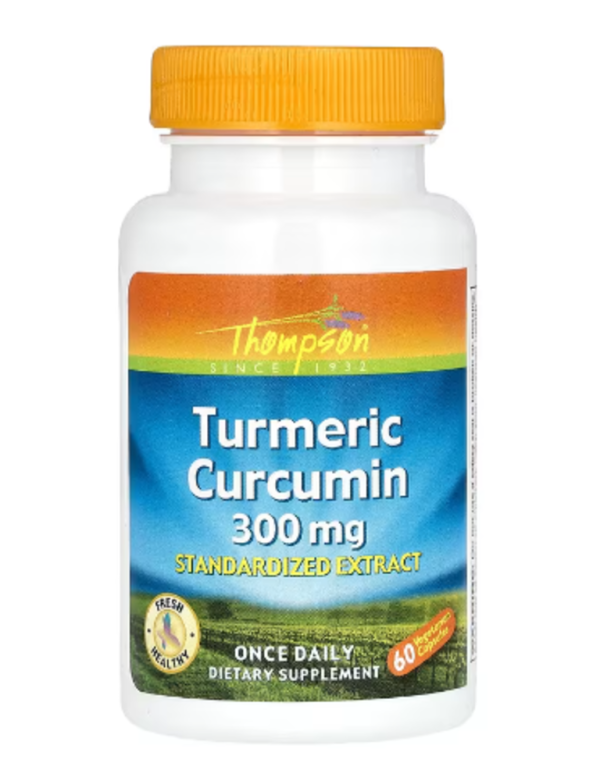 Thompson, Turmeric Curcumin, 300 mg, 60 Vegetarian Capsules