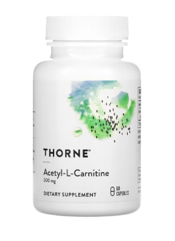 Thorne, Acetyl-L-Carnitine, 500 mg, 60 Capsules