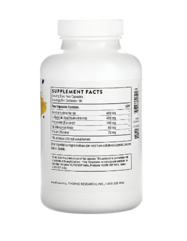 Thorne, Advanced Digestive Enzymes, 180 Capsules, Near EXP - Feb-2025