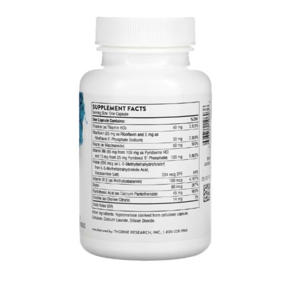 Thorne, B-Complex #6, 60 Capsules