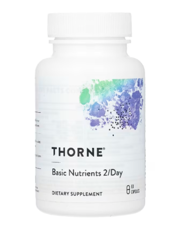 Thorne, Basic Nutrients 2/Day, 60 Capsules