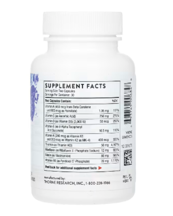 Thorne, Basic Nutrients 2/Day, 60 Capsules