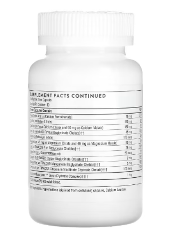 Thorne, Basic Prenatal, 90 Capsules