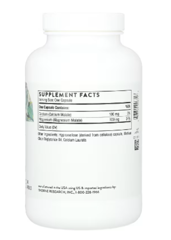 Thorne, Calcium-Magnesium Malate, 240 Capsules