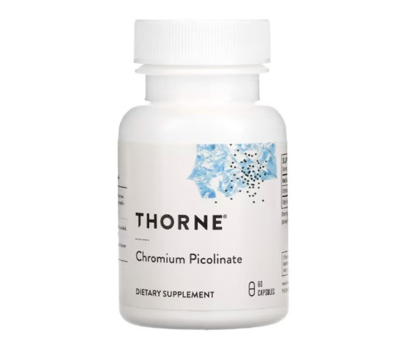 Thorne, Chromium Picolinate, 60 Capsules