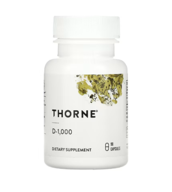 Thorne, D-1,000, 90 Capsules