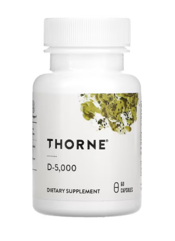 Thorne, D-5,000, 60 Capsules