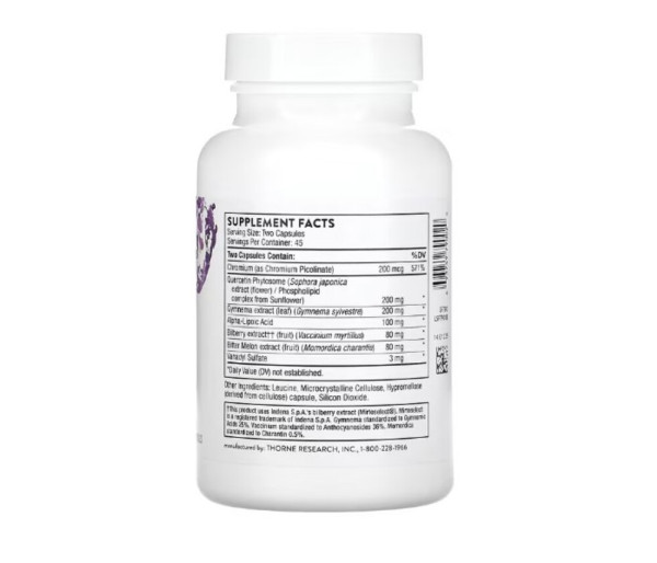 Thorne, Diabenil, 90 Capsules