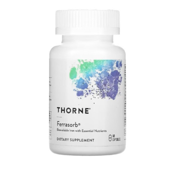 Thorne, Ferrasorb, 60 Capsules
