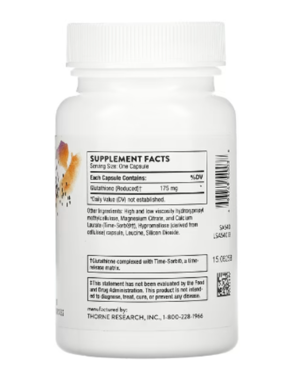 Thorne, Glutathione-SR, 60 Capsules