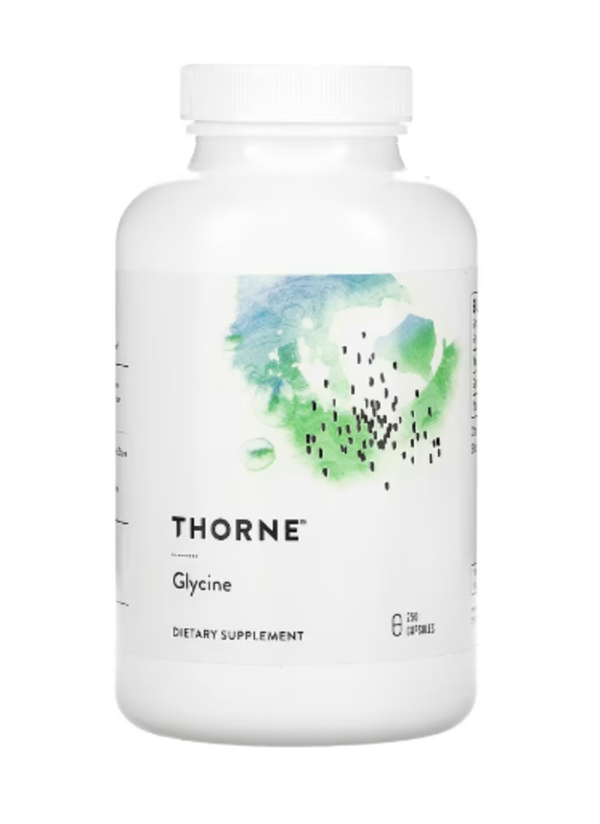 Thorne, Glycine, 250 Capsules