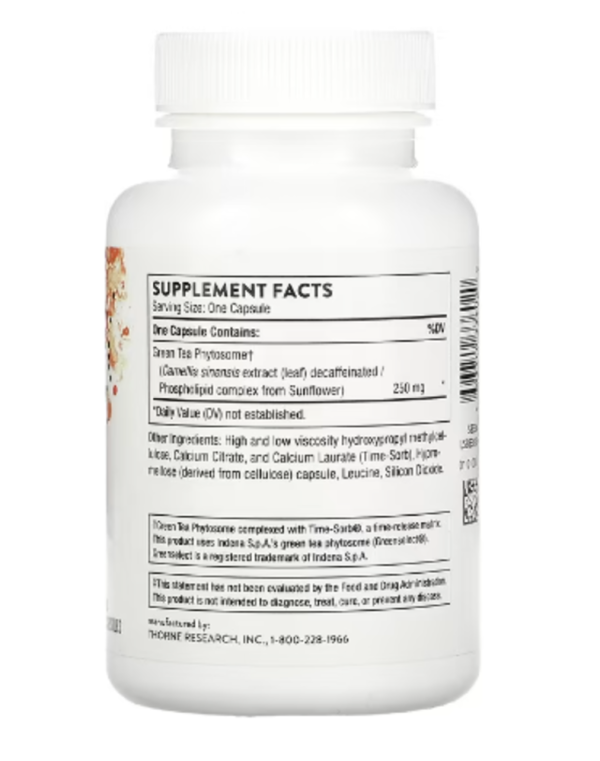 Thorne, Green Tea Phytosome, 60 Capsules