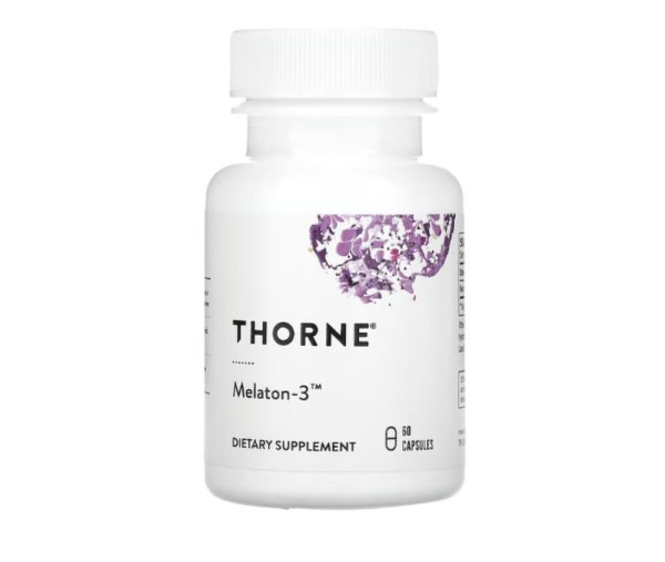 Thorne, Melaton-3, 60 Capsules