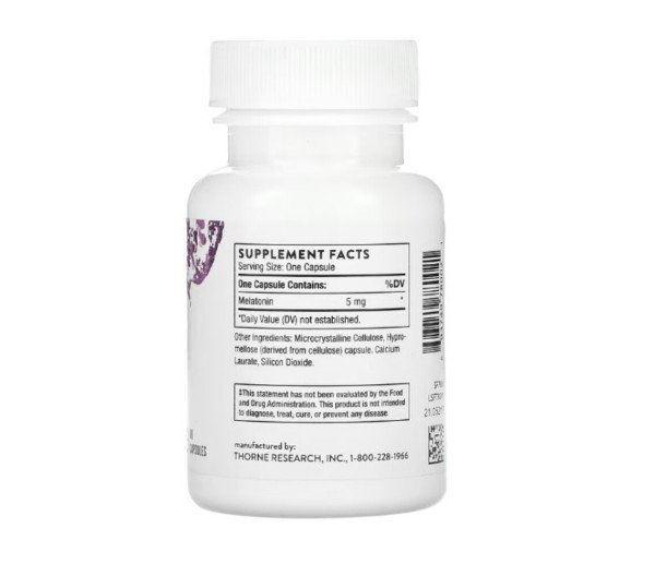Thorne, Melaton-5, 60 Capsules