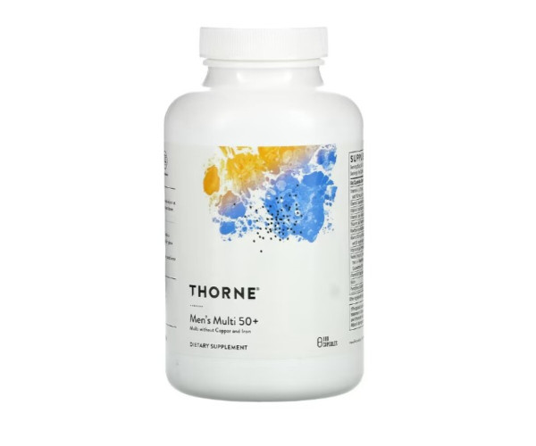 Thorne, Men's Multi 50+, 180 Capsules