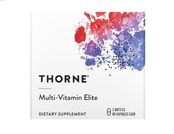 Thorne, Multi-Vitamin Elite, A.M. & P.M., 2 Bottles, 90 Capsules Each