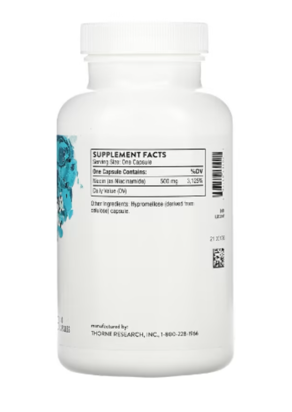 Thorne, Niacinamide, 180 Capsules