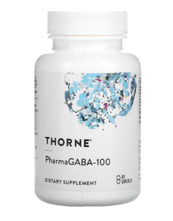 Thorne, PharmaGABA-100, 60 Capsules