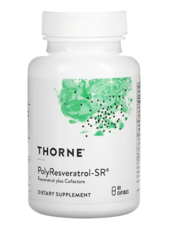 Thorne, PolyResveratrol-SR, 60 Capsules