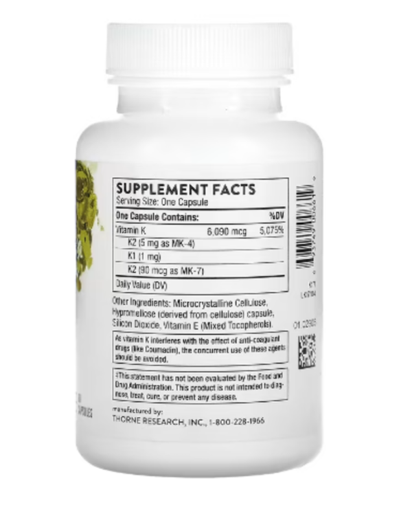 Thorne Research, 3-K Complete, 60 Capsules