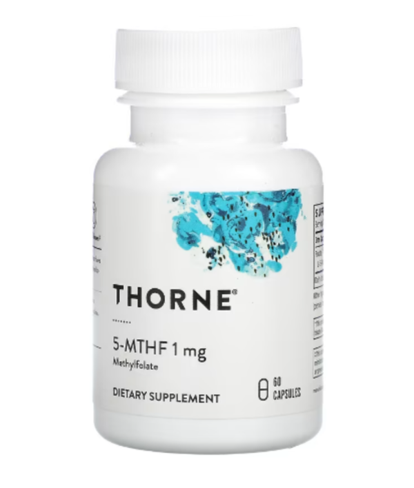 Thorne Research, 5-MTHF, 1 mg, 60 Veggie Caps