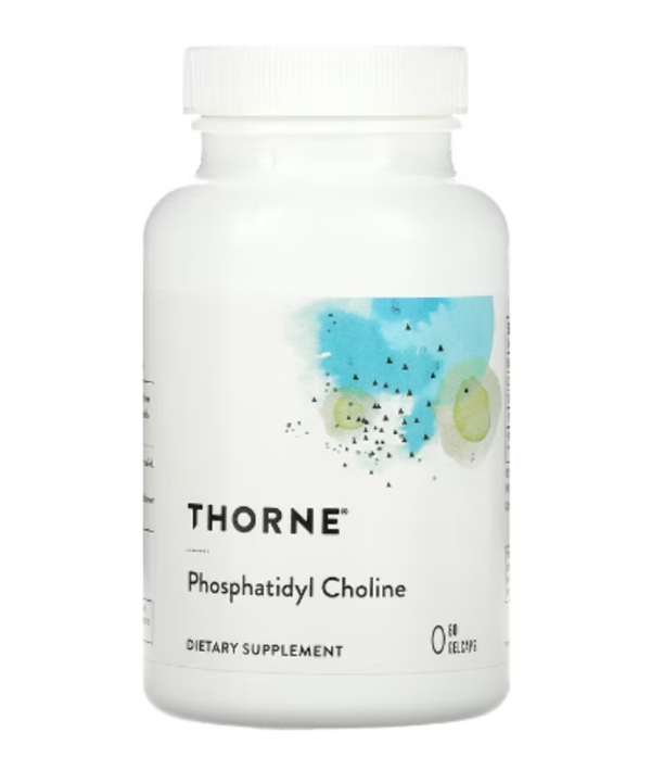 Thorne Research, Phosphatidyl Choline, 60 Gelcaps