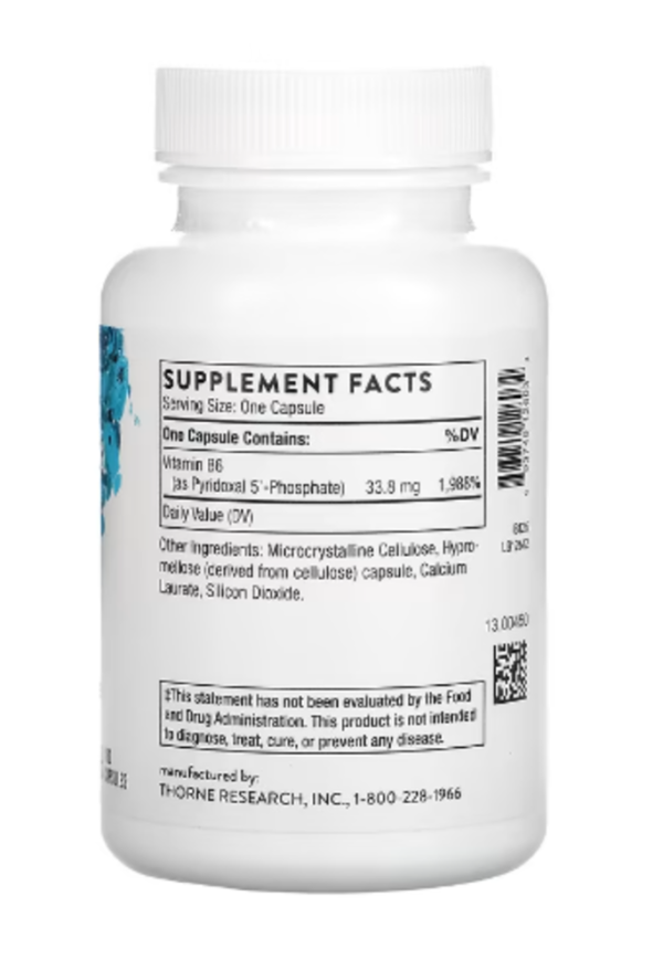 Thorne Research, Pyridoxal 5'-Phosphate, 180 Capsules