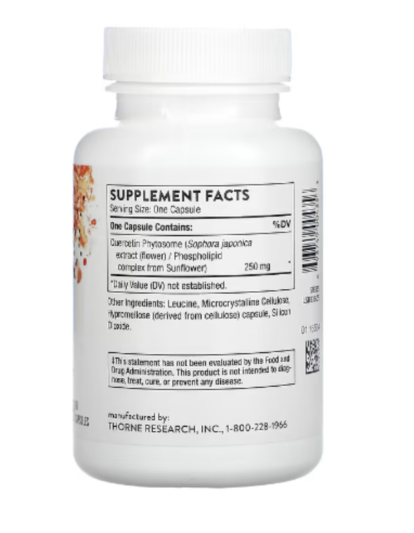 Thorne Research, Quercetin Phytosome, 60 Capsules