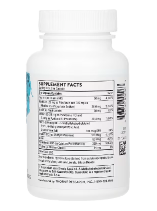 Thorne, Stress B-Complex, 60 Capsules
