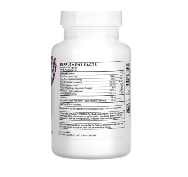 Thorne, Thyrocsin, Thyroid Cofactors, 120 Capsules