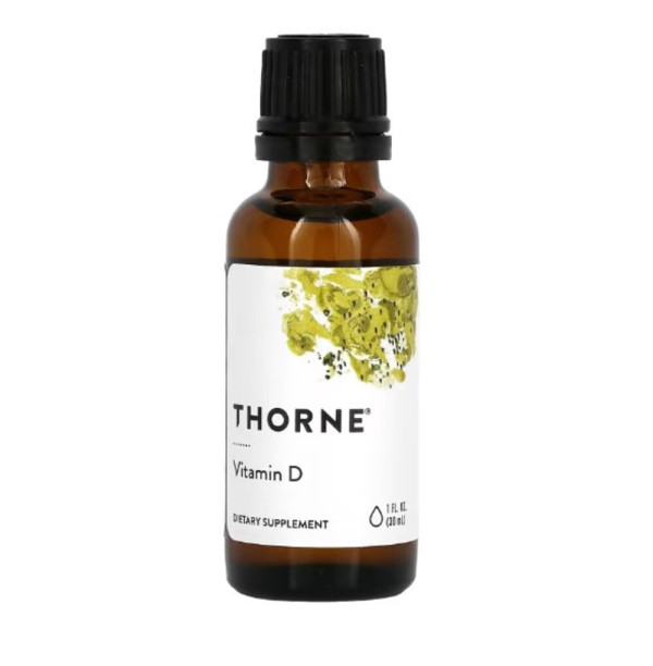Thorne, Vitamin D Liquid, 1 fl oz (30 ml)