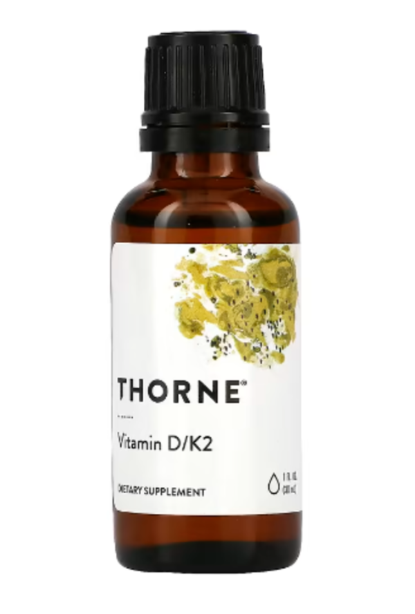 Thorne, Vitamin D/K2, 1 fl oz (30 ml)
