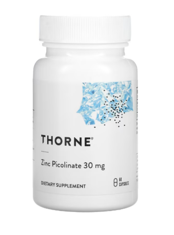 Thorne, Zinc Picolinate, 30 mg, 60 Capsules